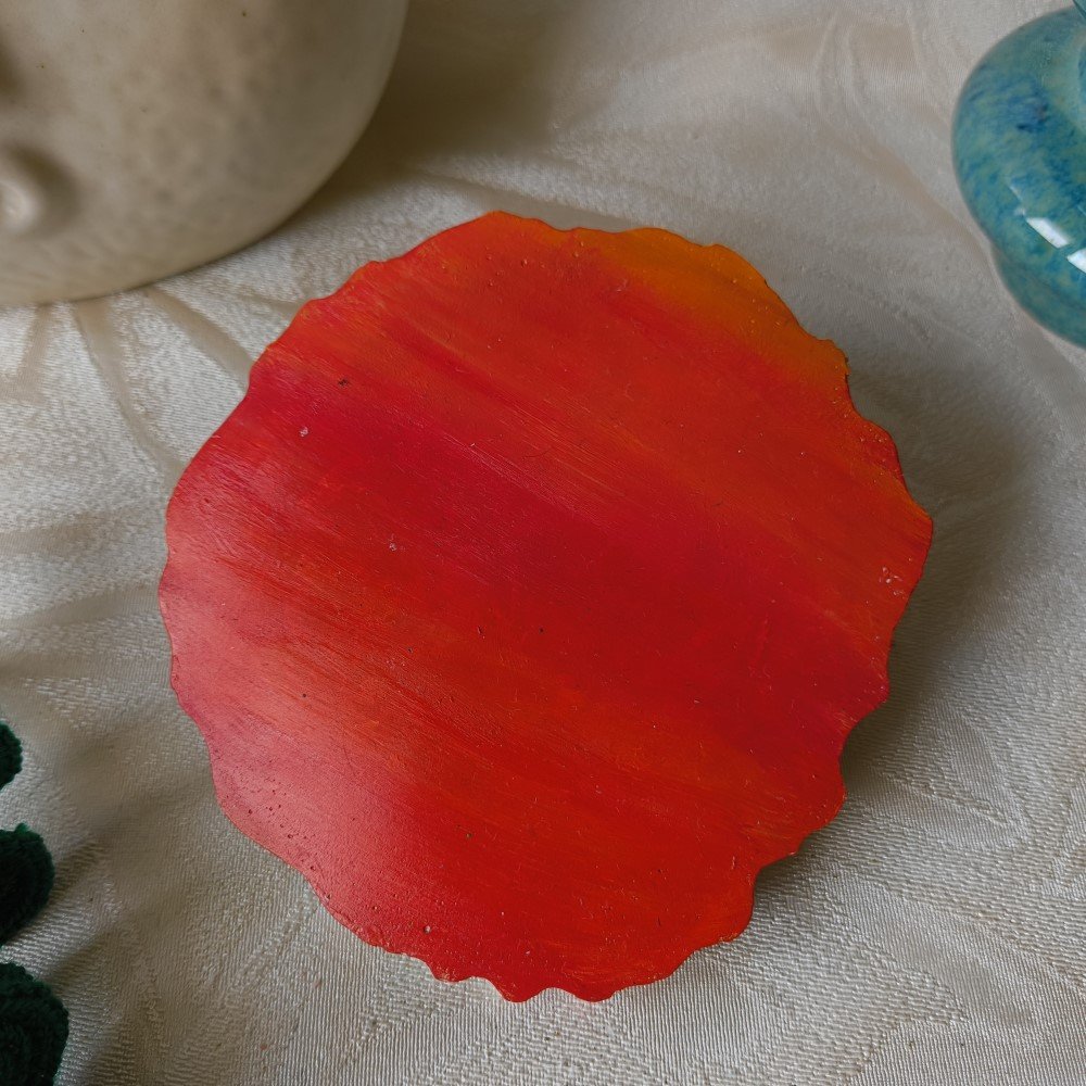 Coaster Deep Orange - Cemented