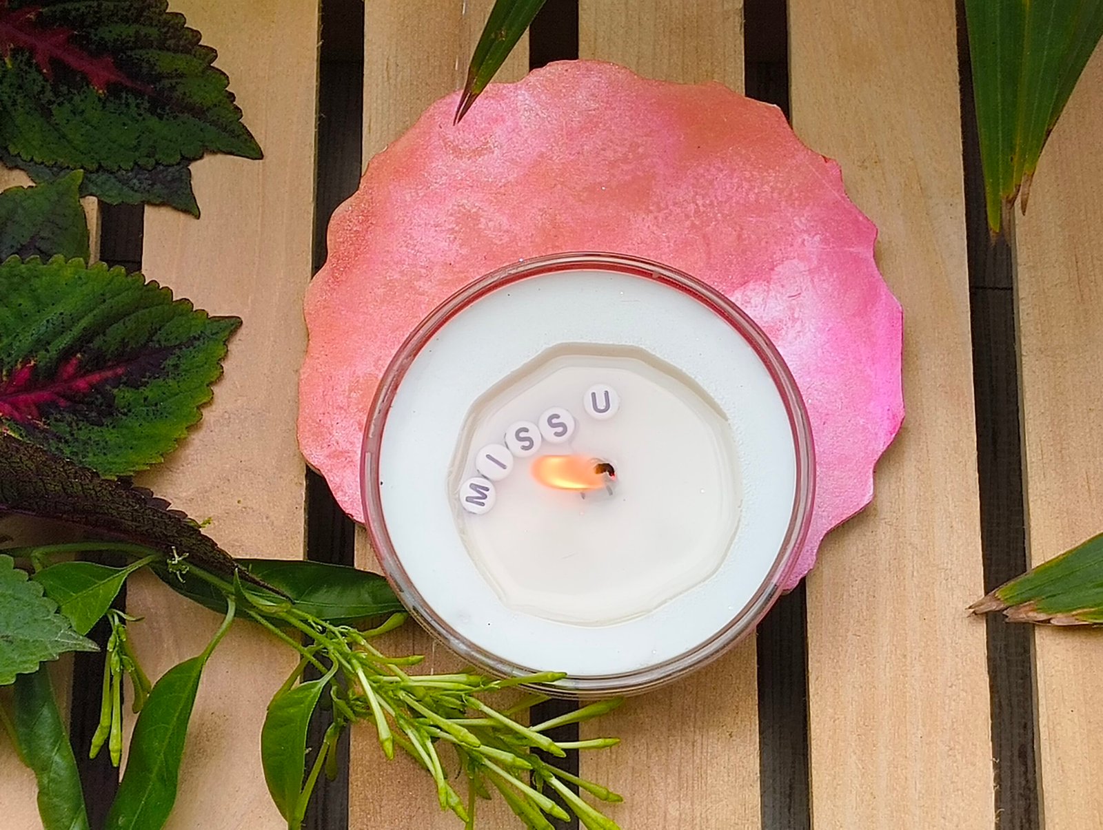 Secret Message Candle